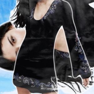 NWT Free People “Holiday Folk” Mini Dress